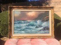 Autumn Sunset 1978 32x38 Original Painting by Alex Dzigurski Sr. - 1 Autumn Sunset 1978 32x38 Original Painting by Alex Dzigurski Sr. - 1