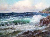 Pacific Ocean 1977 12x16 Original Painting by Alex Dzigurski Sr. - 0