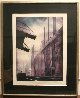 Factory 1986 - Huge Limited Edition Print by Eyvind Earle - 1