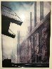Factory 1986 - Huge Limited Edition Print by Eyvind Earle - 2