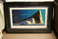 Three Horses 1987 Huge Limited Edition Print by Eyvind Earle - 2 Three Horses 1987 Huge Limited Edition Print by Eyvind Earle - 2