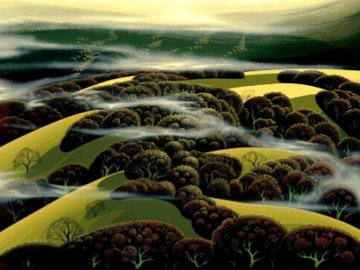 When the Fog Rolls in Limited Edition Print - Eyvind Earle When the Fog Rolls in Limited Edition Print - Eyvind Earle