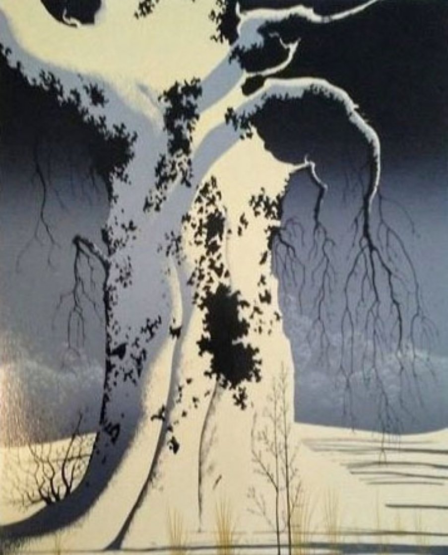 Black Oak 1982 Limited Edition Print by Eyvind Earle Black Oak 1982 Limited Edition Print by Eyvind Earle