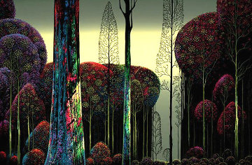 Gothic Forest 1980 Limited Edition Print - Eyvind Earle Gothic Forest 1980 Limited Edition Print - Eyvind Earle