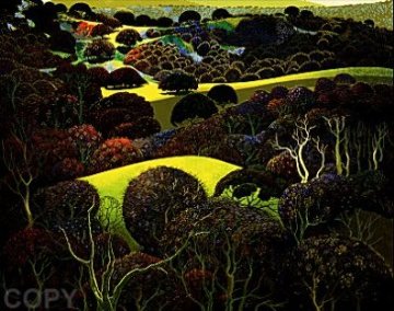 Santa Ynez Memories PP 1997 Limited Edition Print - Eyvind Earle Santa Ynez Memories PP 1997 Limited Edition Print - Eyvind Earle