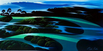 Summer Twilight PP Limited Edition Print - Eyvind Earle Summer Twilight PP Limited Edition Print - Eyvind Earle