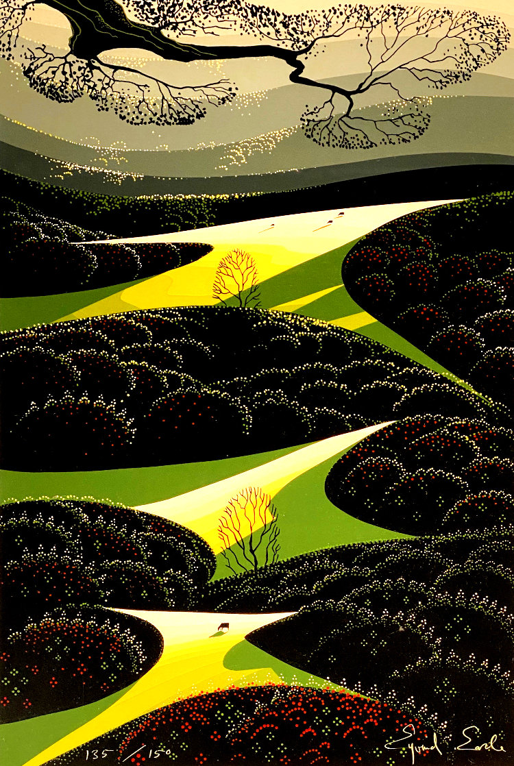 Three Little Fields Limited Edition Print by Eyvind Earle