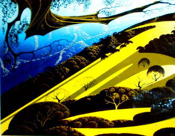 Gaviota Pass 1983 Limited Edition Print - Eyvind Earle Gaviota Pass 1983 Limited Edition Print - Eyvind Earle