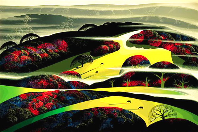 Loma Amarillo 1989 - California Limited Edition Print by Eyvind Earle