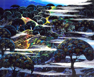 Garden of Eden 1986 Limited Edition Print - Eyvind Earle Garden of Eden 1986 Limited Edition Print - Eyvind Earle