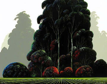 Autumn 1981 Limited Edition Print - Eyvind Earle Autumn 1981 Limited Edition Print - Eyvind Earle