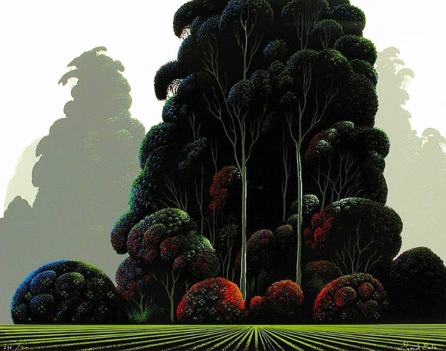 Autumn 1981 - Huge Limited Edition Print by Eyvind Earle