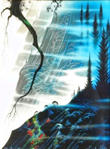 Sea, Wind and Fog 1990 - Huge Limited Edition Print by Eyvind Earle