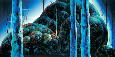 Moonlit Eucalyptus AP 1989 - Huge Limited Edition Print - Eyvind Earle