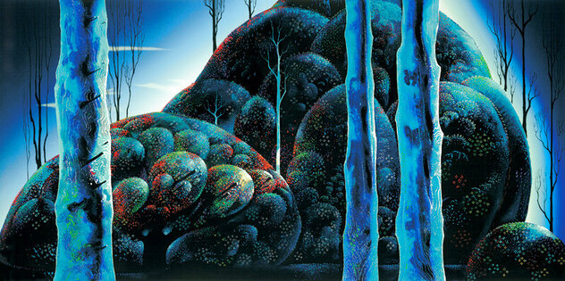 Moonlit Eucalyptus AP 1989 - Huge Limited Edition Print by Eyvind Earle