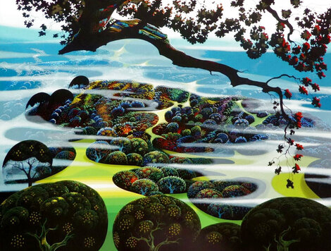 Mystic Mountain AP - Huge Limited Edition Print - Eyvind Earle