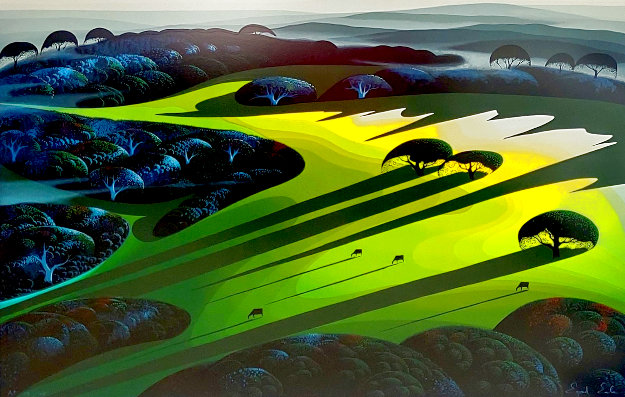 Silent Meadow AP 1990 - Huge Limited Edition Print - Eyvind Earle