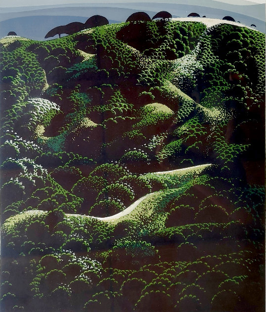 Green Hills 1990 Limited Edition Print by Eyvind Earle