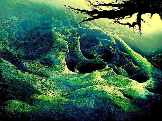 My Soul 2000 w/ Earle Book - Huge 43x53  - California Limited Edition Print - Eyvind Earle