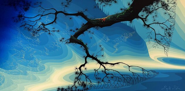 Ocean Mist 1995 - Huge - California by Eyvind Earle