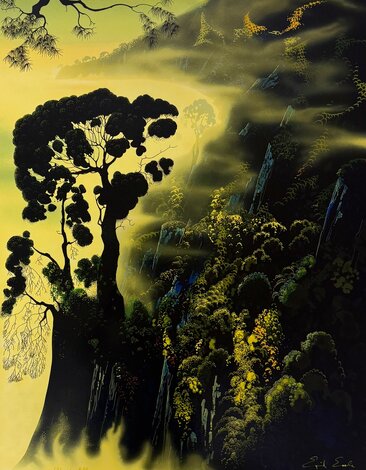 Sunset Silhouette 1999 - California Limited Edition Print - Eyvind Earle