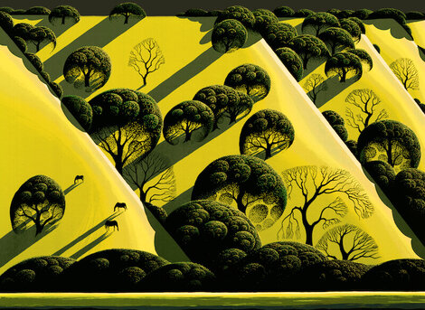 Live Oak Country AP - California Limited Edition Print - Eyvind Earle