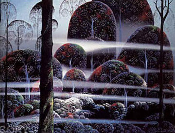 Beyond Paradise 1989 Limited Edition Print - Eyvind Earle Beyond Paradise 1989 Limited Edition Print - Eyvind Earle