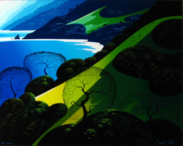 Above The Sea 1987 Limited Edition Print by Eyvind Earle
