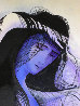 Portrait of Joan Earle Watercolor 1992 34x28 Watercolor by Eyvind Earle - 3 Portrait of Joan Earle Watercolor 1992 34x28 Watercolor by Eyvind Earle - 3