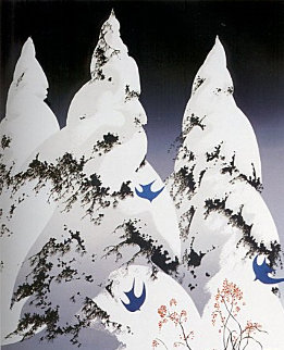 Winter Pine 1975 Limited Edition Print - Eyvind Earle Winter Pine 1975 Limited Edition Print - Eyvind Earle