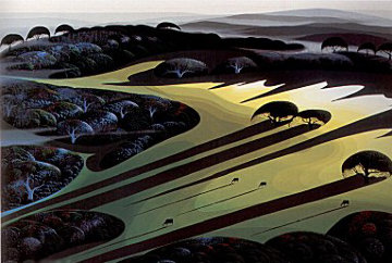 Silent Meadow 1990 Limited Edition Print - Eyvind Earle Silent Meadow 1990 Limited Edition Print - Eyvind Earle