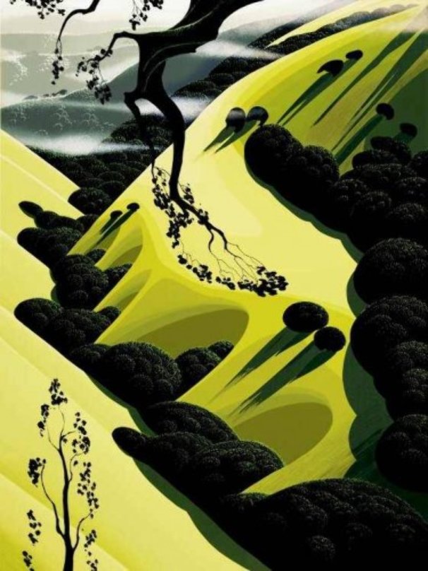 Eyvind Earle Paintings For Sale, Wanted