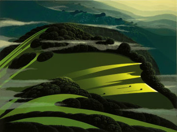 Beyond the Valley 1986 Limited Edition Print - Eyvind Earle Beyond the Valley 1986 Limited Edition Print - Eyvind Earle
