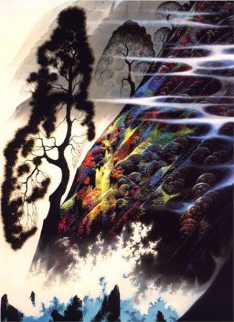 Radiant Splendor 1990 - Huge Limited Edition Print - Eyvind Earle