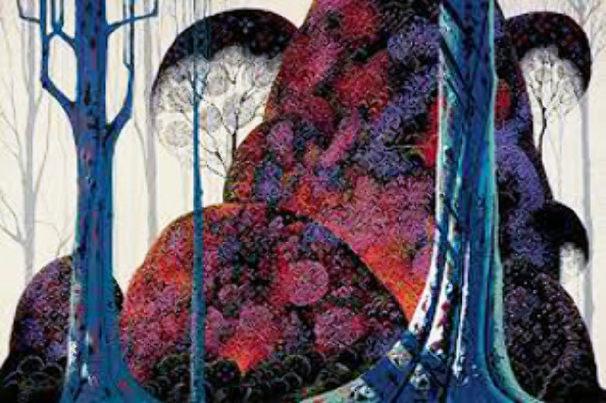 Jewel Forest 1988 Limited Edition Print by Eyvind Earle