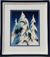 Snow Trees 1986 Limited Edition Print by Eyvind Earle - 2