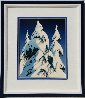 Snow Trees 1986 Limited Edition Print by Eyvind Earle - 1