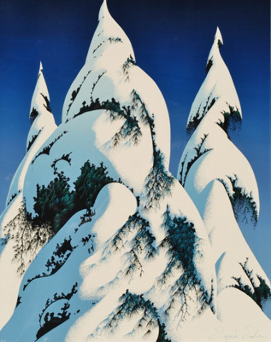 Snow Trees 1986 Limited Edition Print by Eyvind Earle