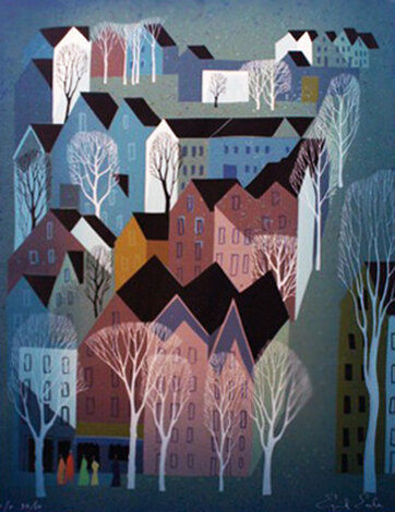 Village AP 1981 Limited Edition Print - Eyvind Earle