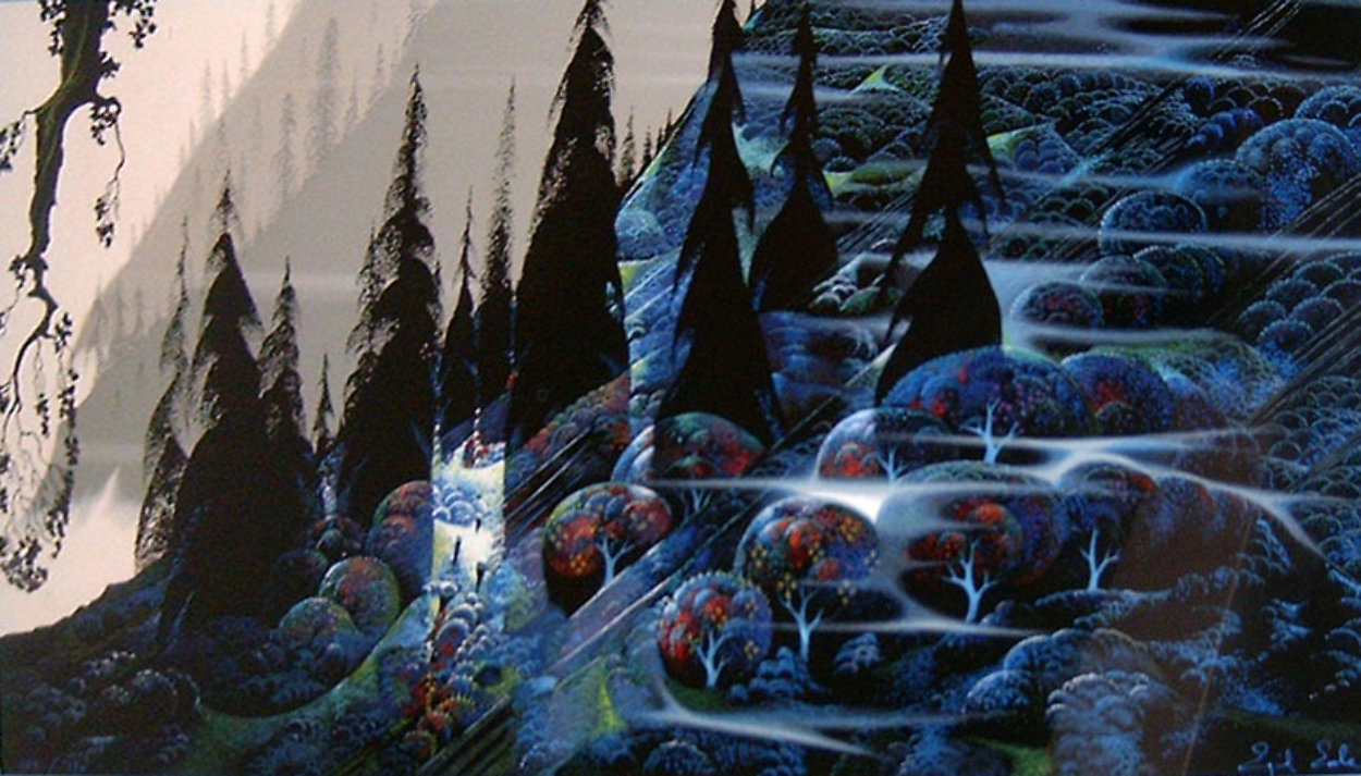Black Spruce 1990 Limited Edition Print by Eyvind Earle Black Spruce 1990 Limited Edition Print by Eyvind Earle