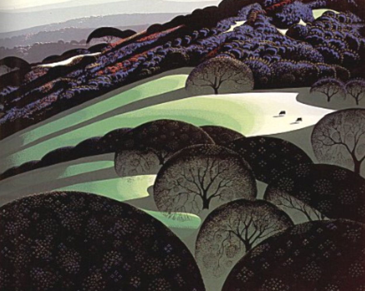 Spring 1981 Limited Edition Print by Eyvind Earle Spring 1981 Limited Edition Print by Eyvind Earle