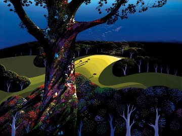 Before the Sun Goes Down 1996 Limited Edition Print - Eyvind Earle Before the Sun Goes Down 1996 Limited Edition Print - Eyvind Earle