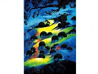 Fading Sunset Flame AP 1995 Limited Edition Print by Eyvind Earle - 1