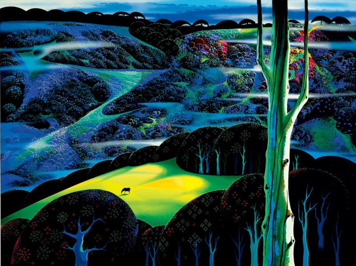 A Touch of Magic HC 1997 Limited Edition Print by Eyvind Earle A Touch of Magic HC 1997 Limited Edition Print by Eyvind Earle