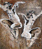 Dance of the Millennium III 84x72  Huge Mural Size Original Painting by Paul Ecke - 0