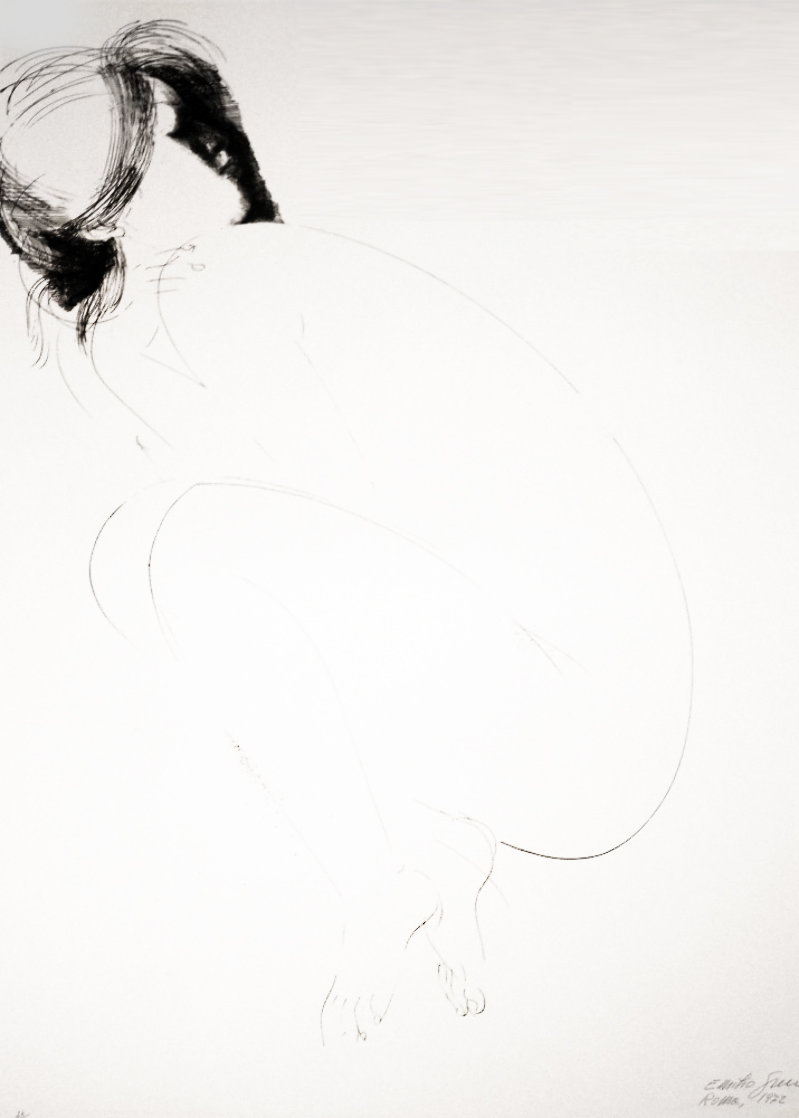 Malgari 1972 Limited Edition Print by Emilio Greco Malgari 1972 Limited Edition Print by Emilio Greco