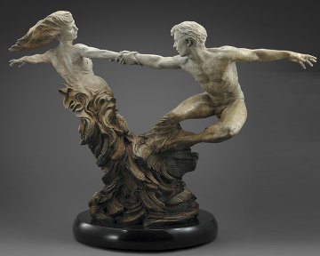 Whirlwind Bronze Sculpture, 2004 59 in Sculpture - Martin Eichinger Whirlwind Bronze Sculpture, 2004 59 in Sculpture - Martin Eichinger