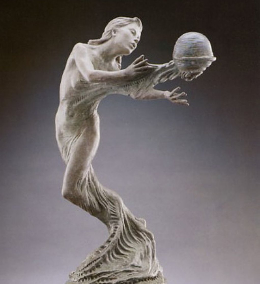 Gaia's Breath Bronze Sculpture 1995 28 in Sculpture by Martin Eichinger Gaia's Breath Bronze Sculpture 1995 28 in Sculpture by Martin Eichinger