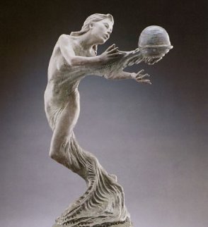 Gaia's Breath Bronze Sculpture 1995 28 in Sculpture - Martin Eichinger Gaia's Breath Bronze Sculpture 1995 28 in Sculpture - Martin Eichinger