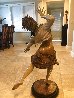 Fireside Dancer Bronze Sculpture 45 in - Huge Sculpture by Martin Eichinger - 1